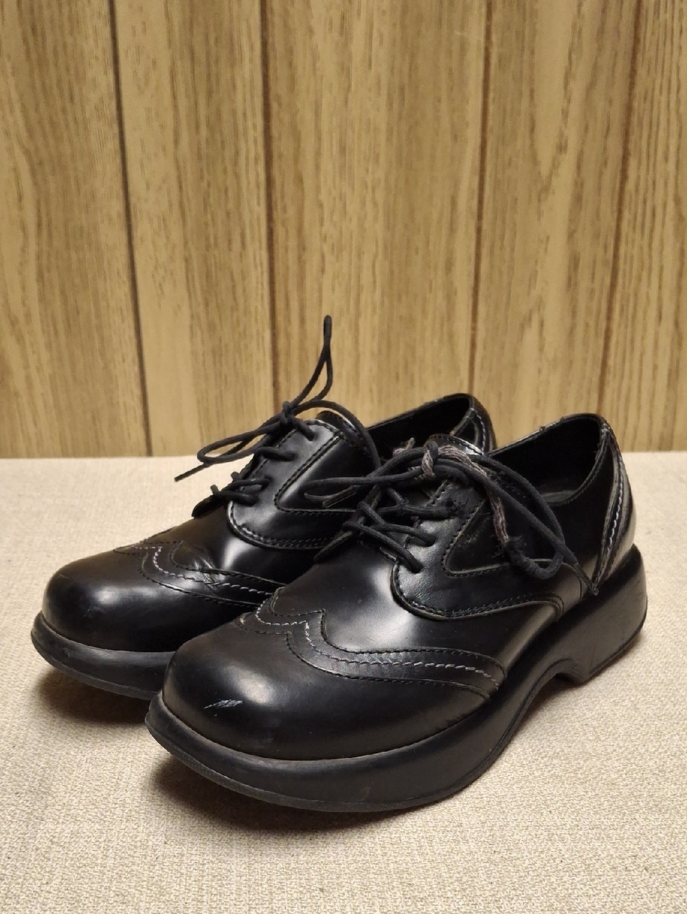 Dansko Y2K Shoes Womens Size 7.5 Black Leather Oxford Comfort  Made In Morocco